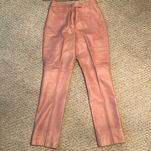 Ladies genuine leather pants